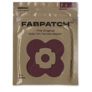 Riideplaaster Fabpatch Merino Punane